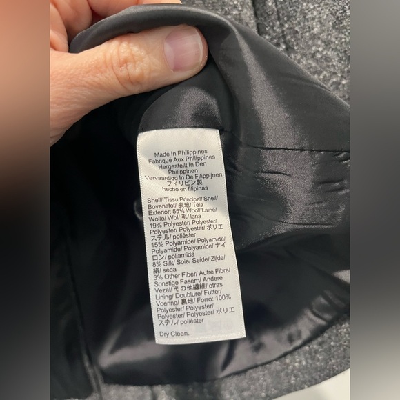 NWT J.Crew Vivienne Blazer in Italian Donegal Wool Blend size 00 $378 Charcoal - Picture 14 of 15